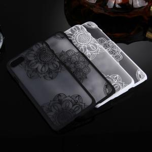  Skal för för iPhone 7 - Blommönster Vit