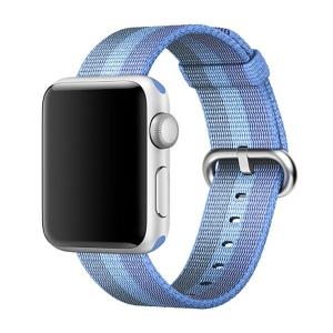 Armband för Apple Watch 42mm - Randig vävd nylon