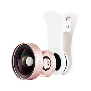  Kiwifotos Universal Vidvinkel & Makro 15x med klämma för mobiler
