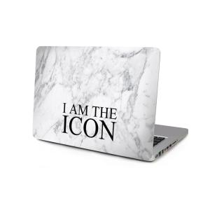  Skin för Macbook Pro Retina 13.3-tum - I am the icon marmor vit