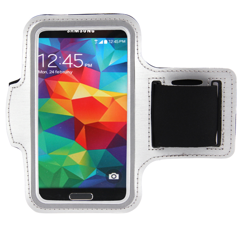 Sportarmband för Samsung S5/S6/S6 Edge - Vit