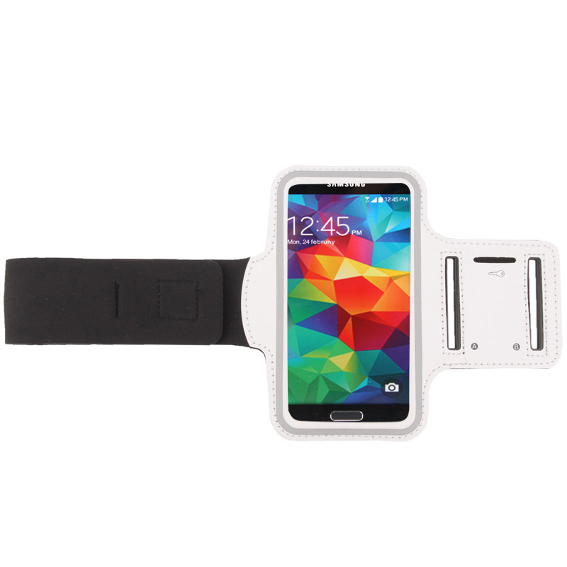 Sportarmband för Samsung S5/S6/S6 Edge - Vit