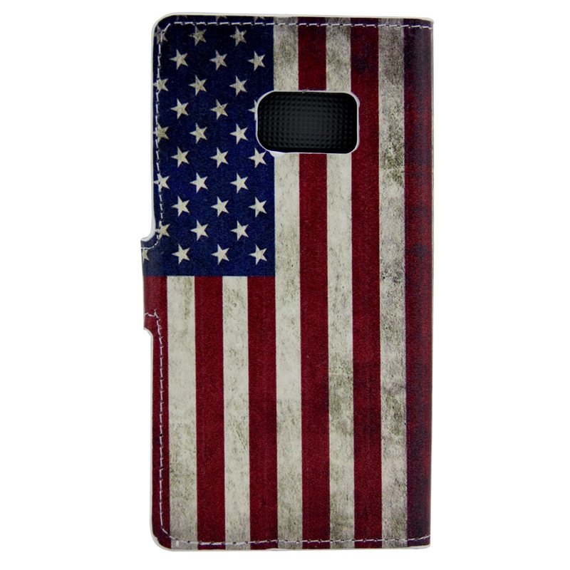 Plånboksfodral för Samsung S6 Edge - Flagga