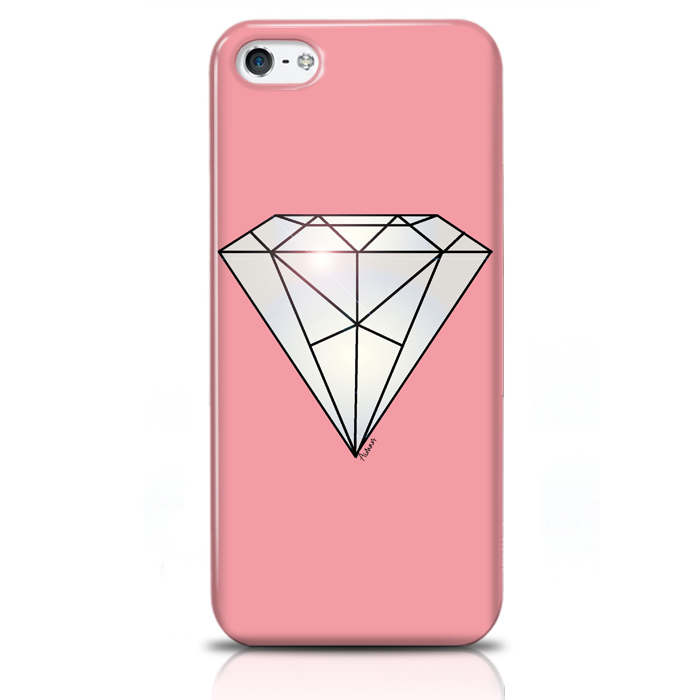Skal iPhone 5/5S/SE - Diamant rosa