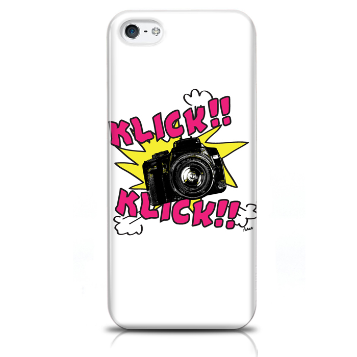 Skal för iPhone 5/5S/SE - Kamera klick klick