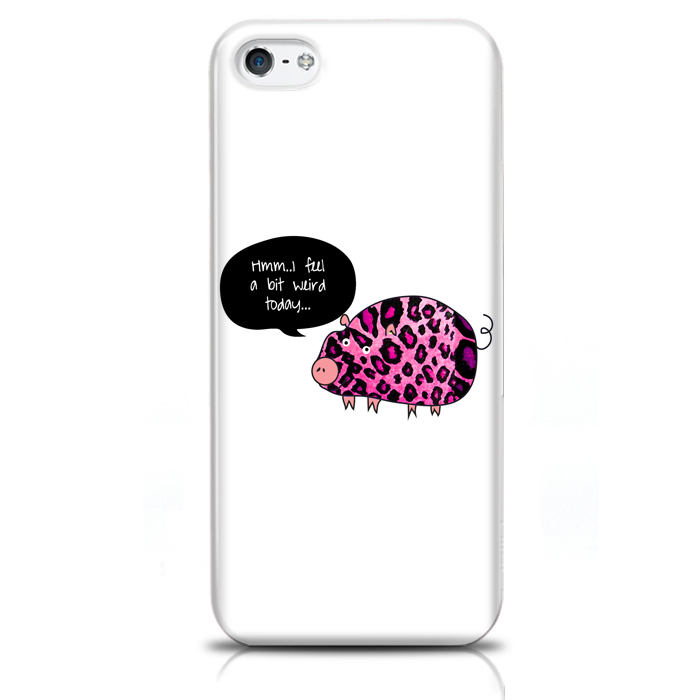 Skal för iPhone 5/5S/SE - Gris leopard