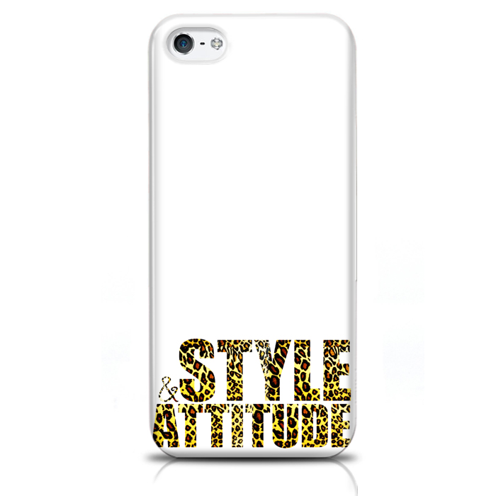 Skal för iPhone 5/5S/SE - Style & Attitude leopard