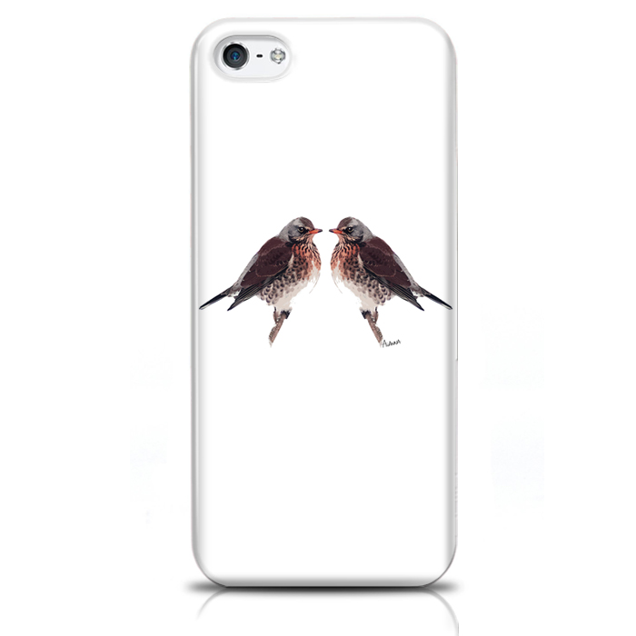 Skal för iPhone 5/5S/SE - Två fåglar