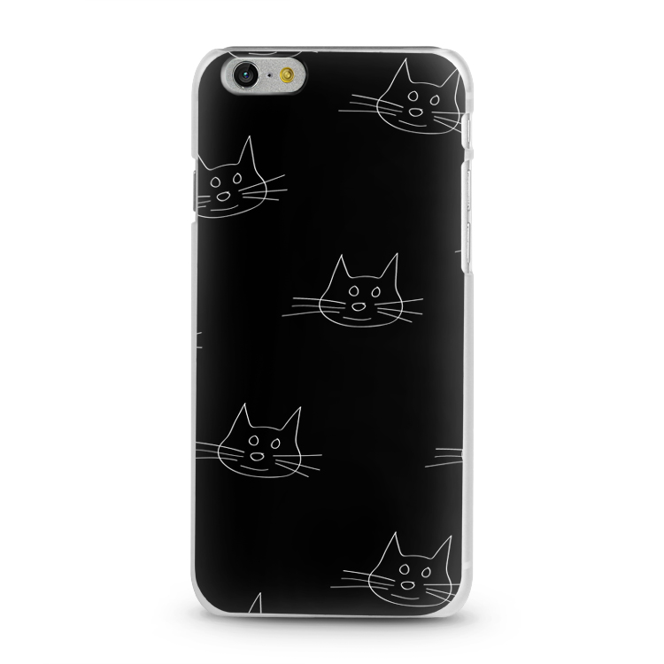LYX Skal för iPhone 6/6S - Katter svart & vit