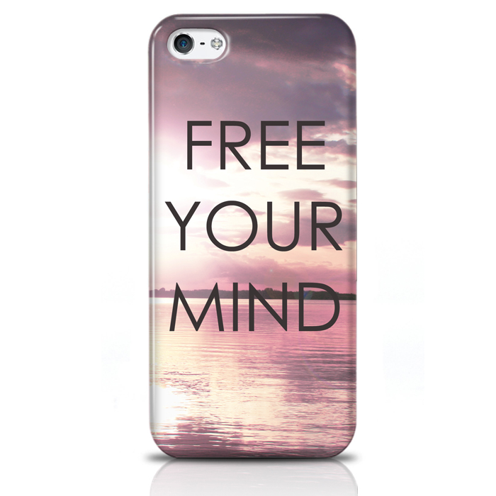 Skal för iPhone 5/5S/SE - Vatten Free your mind