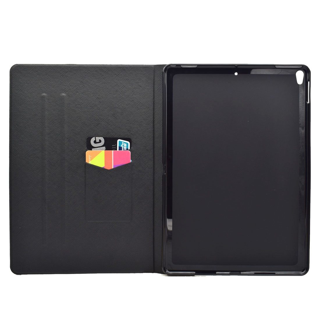 Fodral för iPad Pro 10.5-tum - Marmor vit, svart & blå