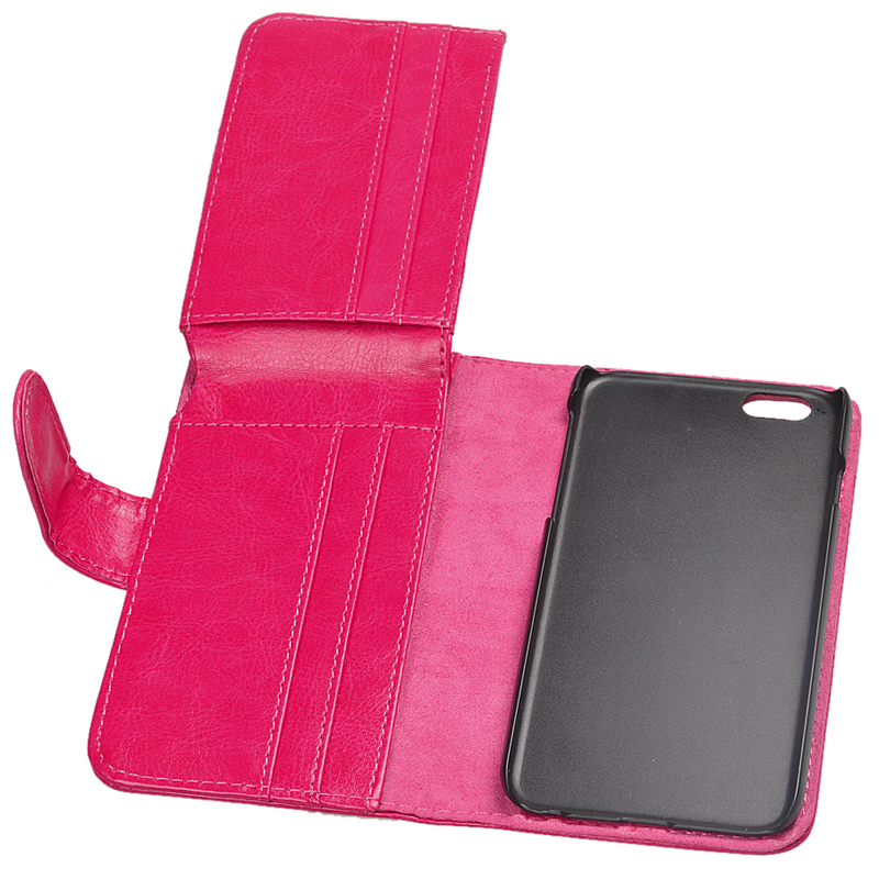 Plånboksfodral för iPhone 6/6S - Utfällbar rosa