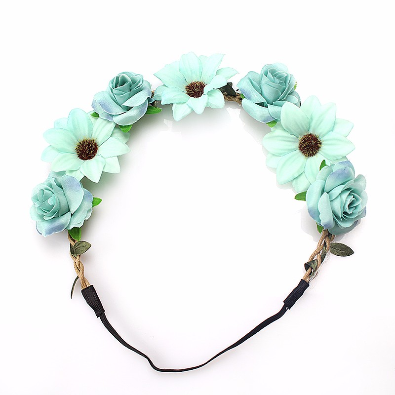 Hårband - Blandade blommor