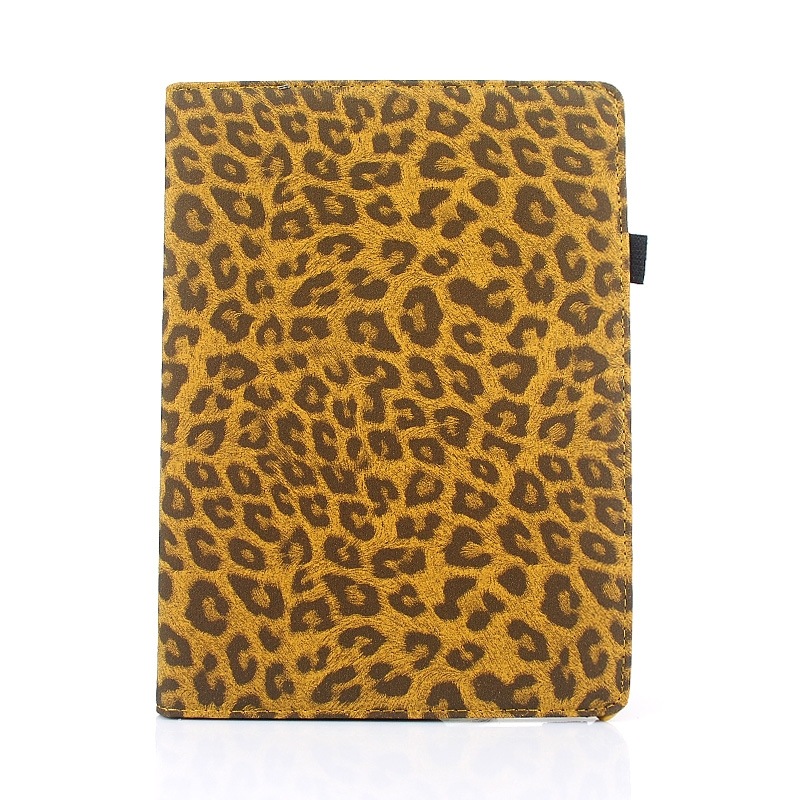 Fodral för iPad Air 2 - Roterbart leopardmönster gul