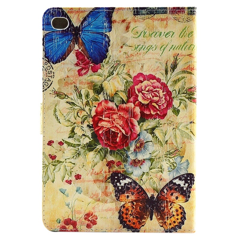 Fodral för iPad Pro 12.9-tum - Fjärilar och blommor