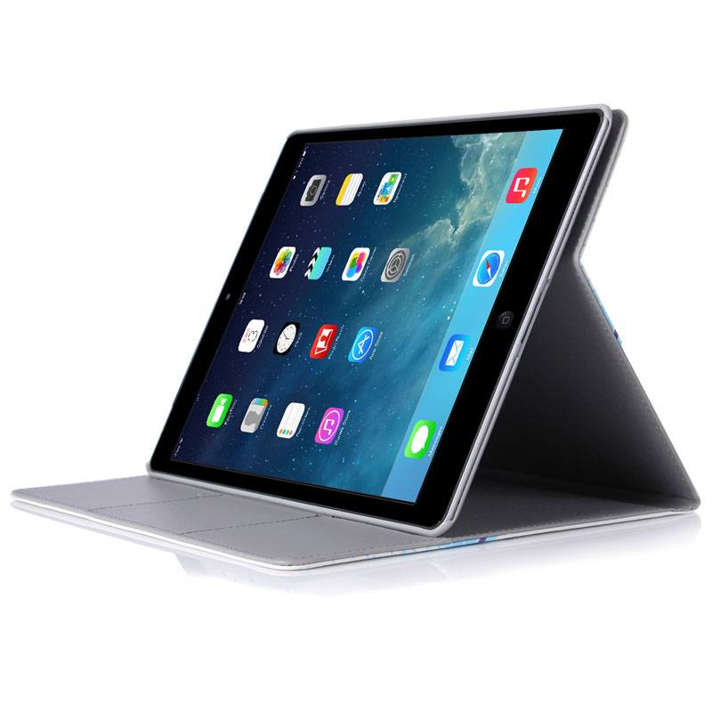 Fodral för iPad mini 1/2/3 - Rosa blommor gul