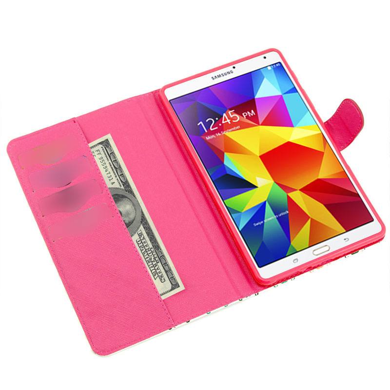 Fodral Galaxy Tab S 8.4 - Ugglor rosa