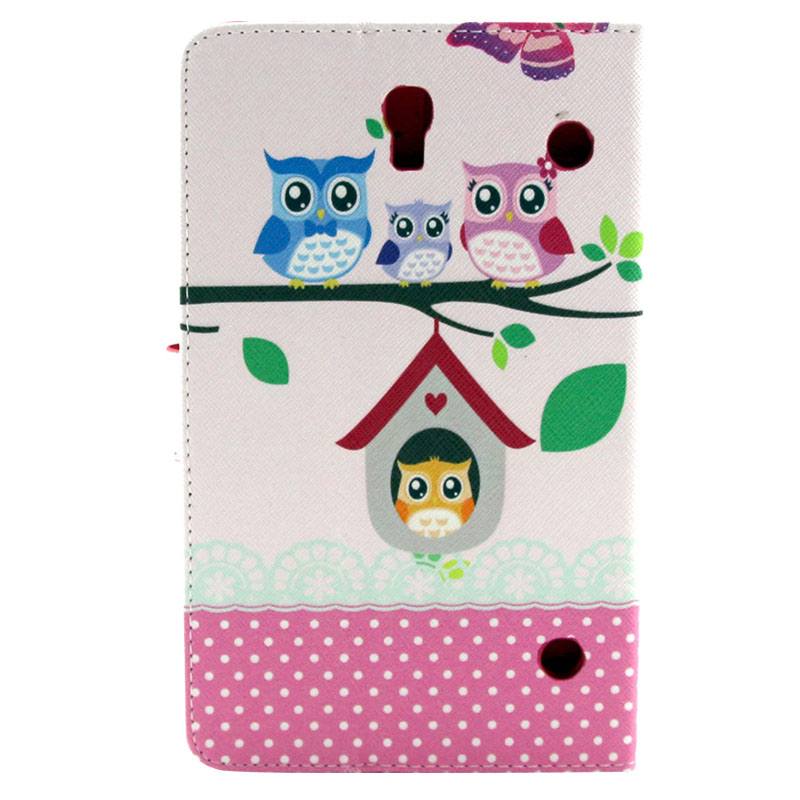 Fodral Galaxy Tab S 8.4 - Ugglor rosa