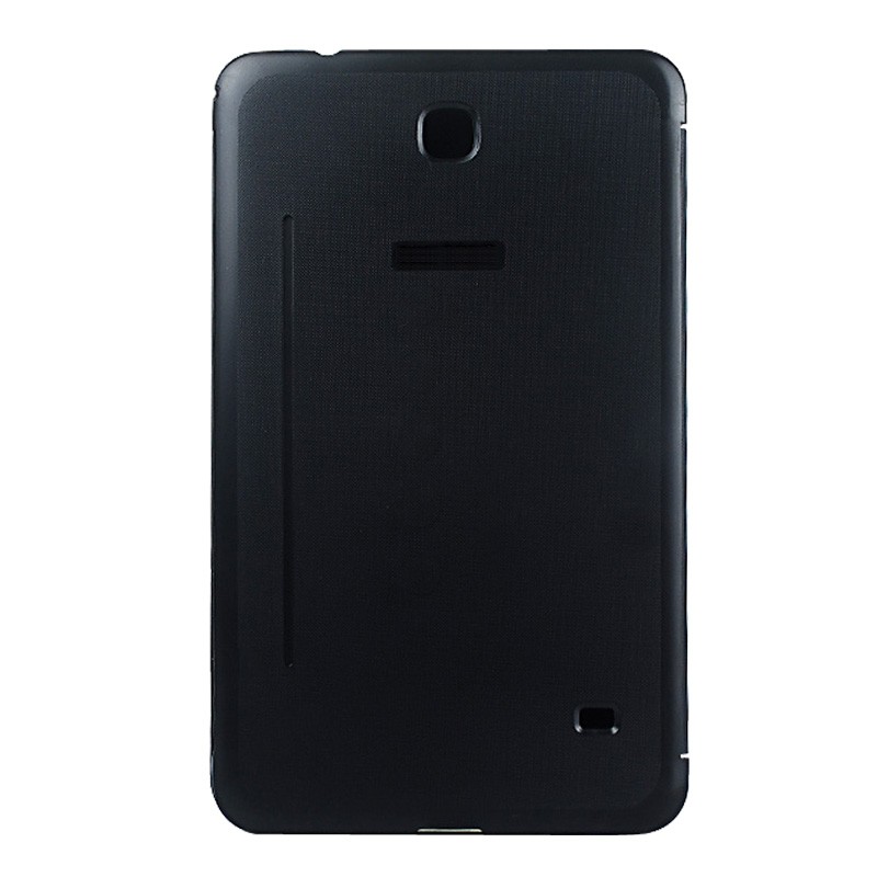 Skal med lock Galaxy Tab 4 (8.0) - Konstläder svart