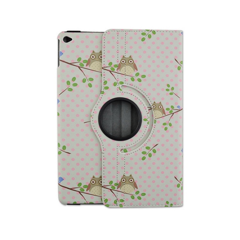 Fodral för iPad Air 2 - Roterbart bruna ugglor