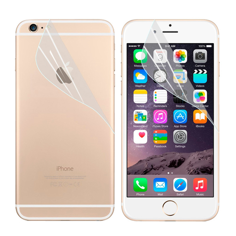 Skärmskydd iPhone 6/6S - Transparent fram- & baksida