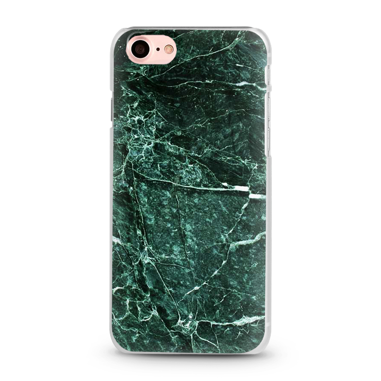 LYX Skal för iPhone 7 - Marmormönster Grön