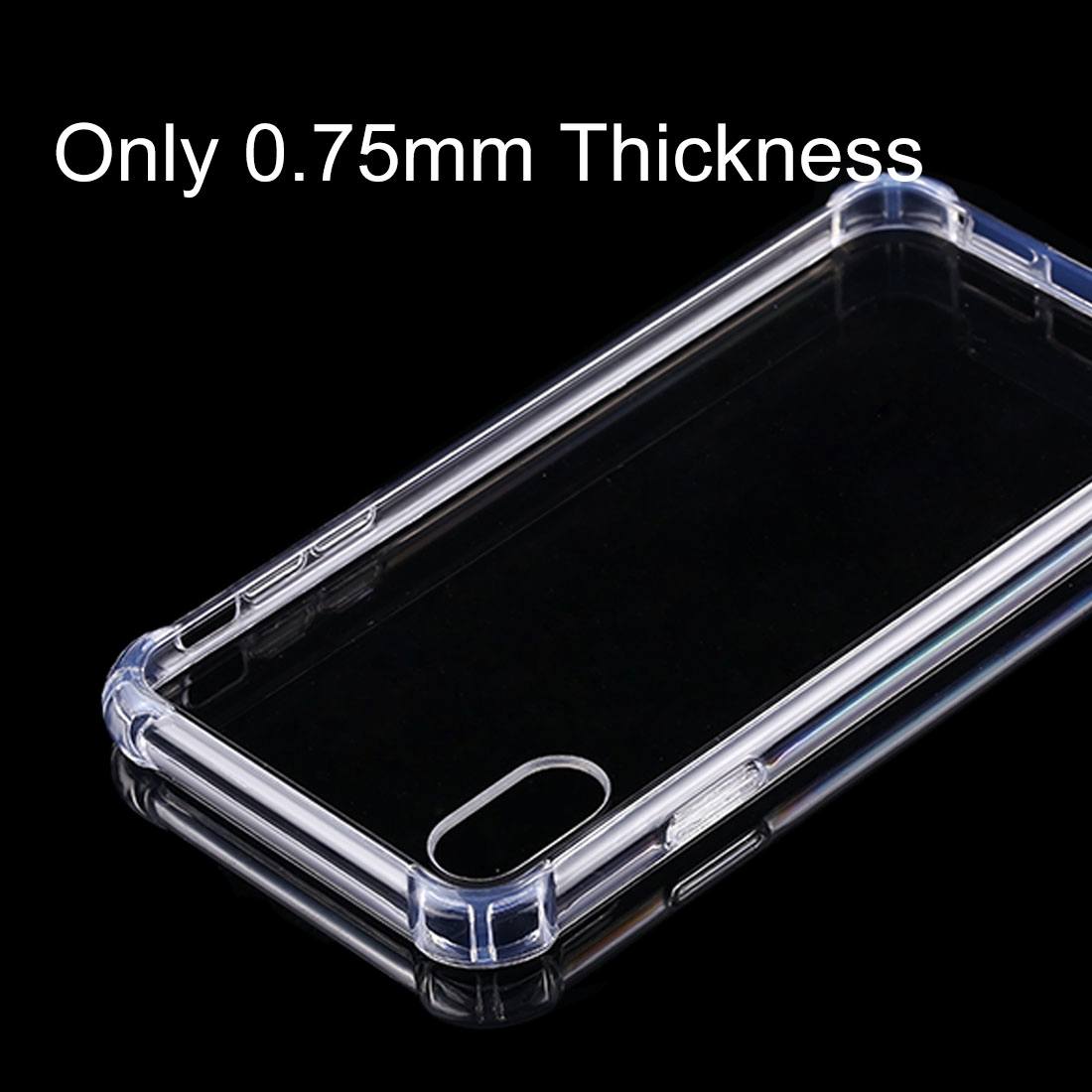 Mjukskal transparent för iPhone 6/6S - Kamera