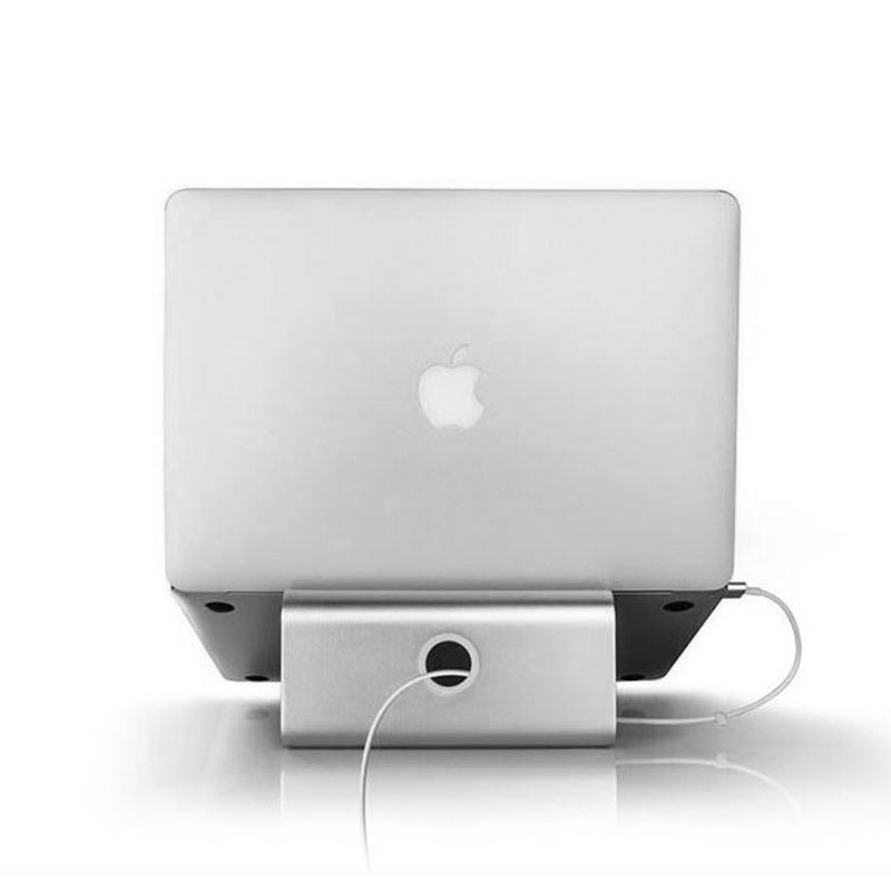 Laptophållare i aluminium
