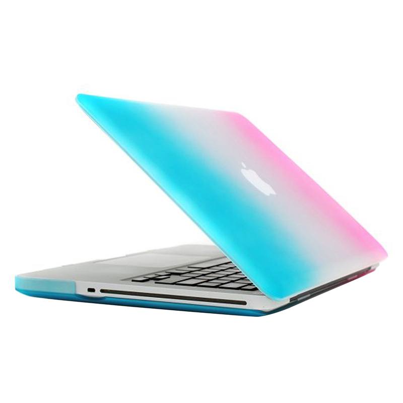 Skal för Macbook Pro Matt frostat blå & rosa 13.3-tum