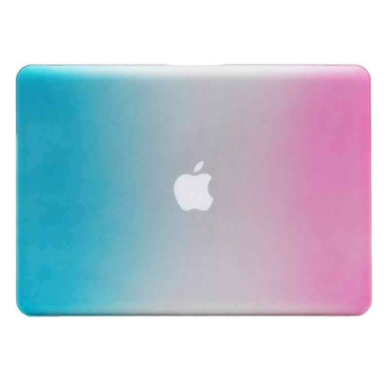 Skal för Macbook Pro Matt frostat blå & rosa 13.3-tum