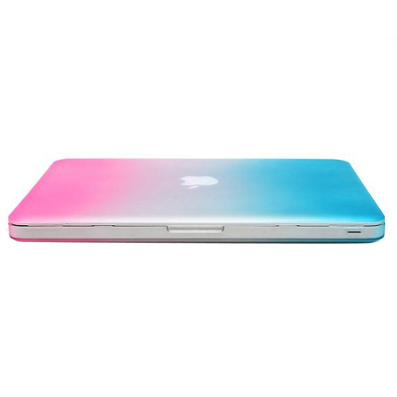 Skal för Macbook Pro Matt frostat blå & rosa 13.3-tum