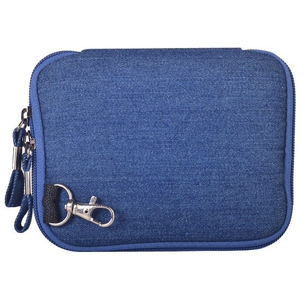 Laptopväska 13.3-tum + liten väska - Jeans blå