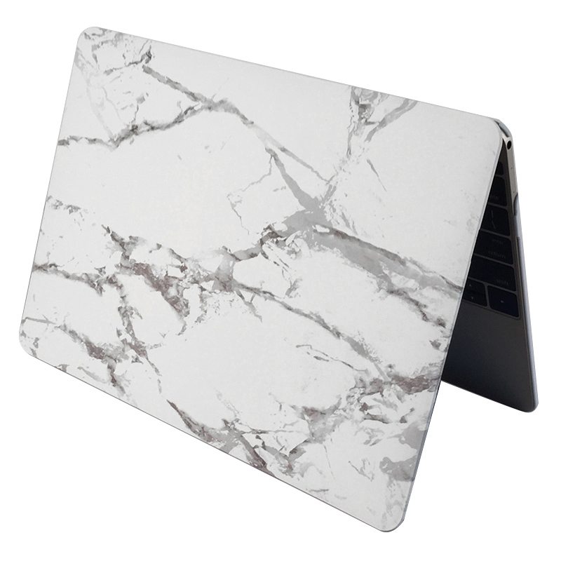 Skal för för Macbook Pro Retina 13.3-tum - Marmor vit & grå