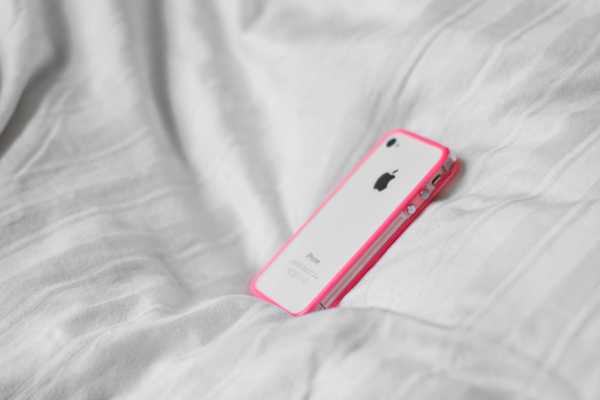 Bumper iPhone 4/4S - Rosa & Transparent