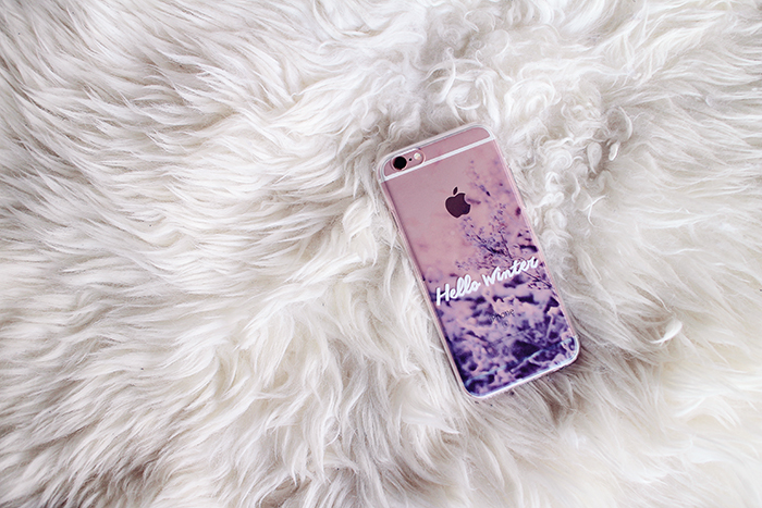 Mjukskal transparent för iPhone 6/6S - Hello winter