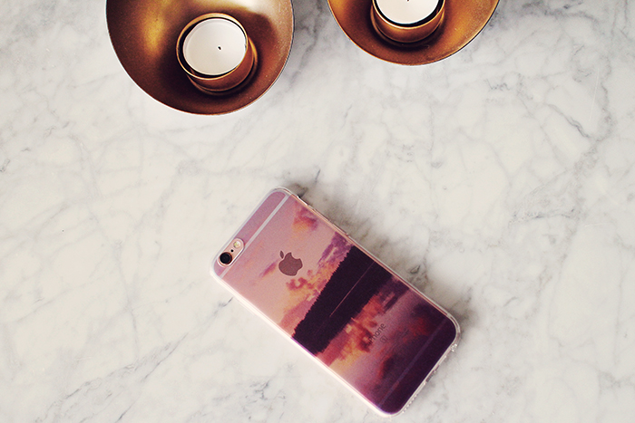 Mjukskal transparent för iPhone 6/6S - Fotografi Solnedgång