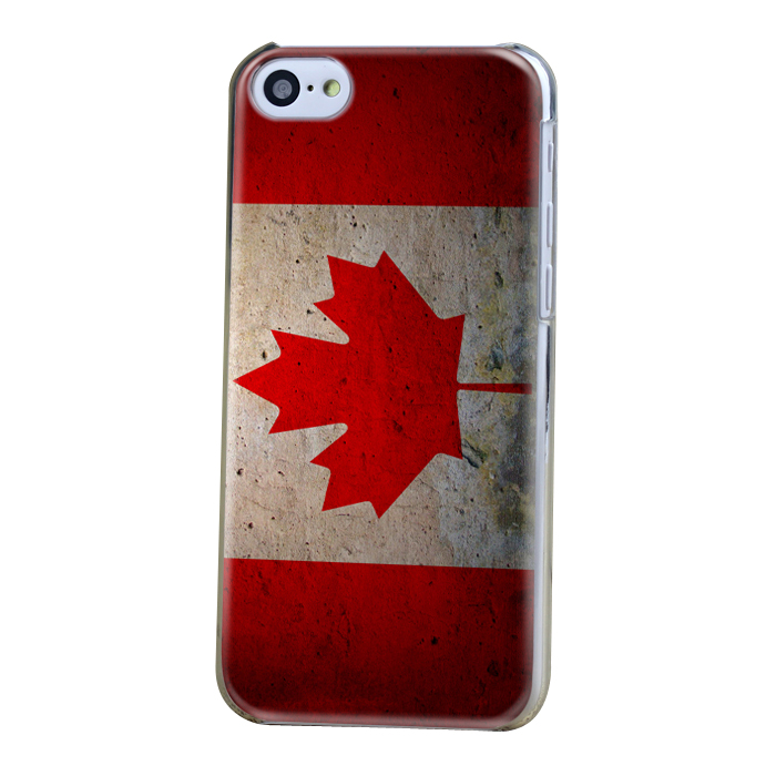 Skal iPhone 5C - Kanadas flagga retro