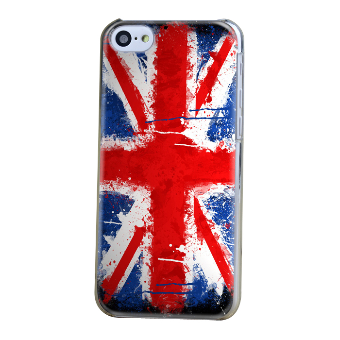 Skal iPhone 5C - Storbritanniens flagga kladdig