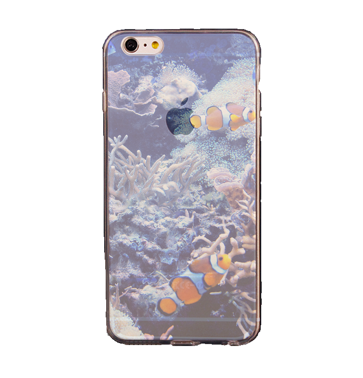 Mjukskal transparent för iPhone 6/6S - Fotografi Clownfisk
