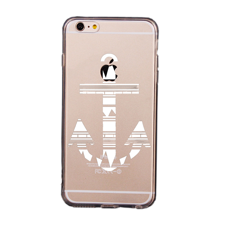 Mjukskal transparent för iPhone 6/6S - Ankare