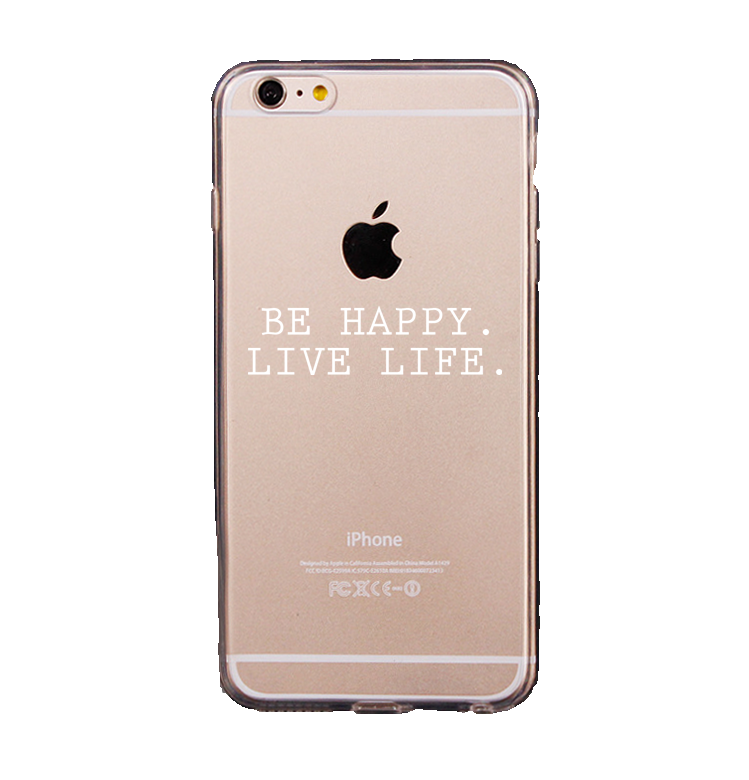 Mjukskal transparent för iPhone 6/6S -
