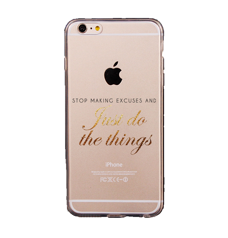 Mjukskal transparent för iPhone 6/6S -