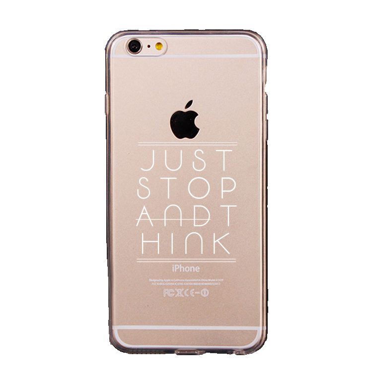 Mjukskal transparent för iPhone 6/6S -