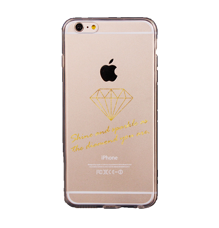 Mjukskal transparent för iPhone 6/6S -