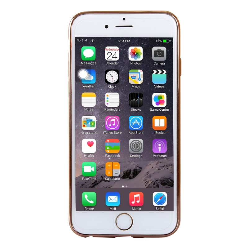 Mjukskal iPhone 6/6S - Metallic