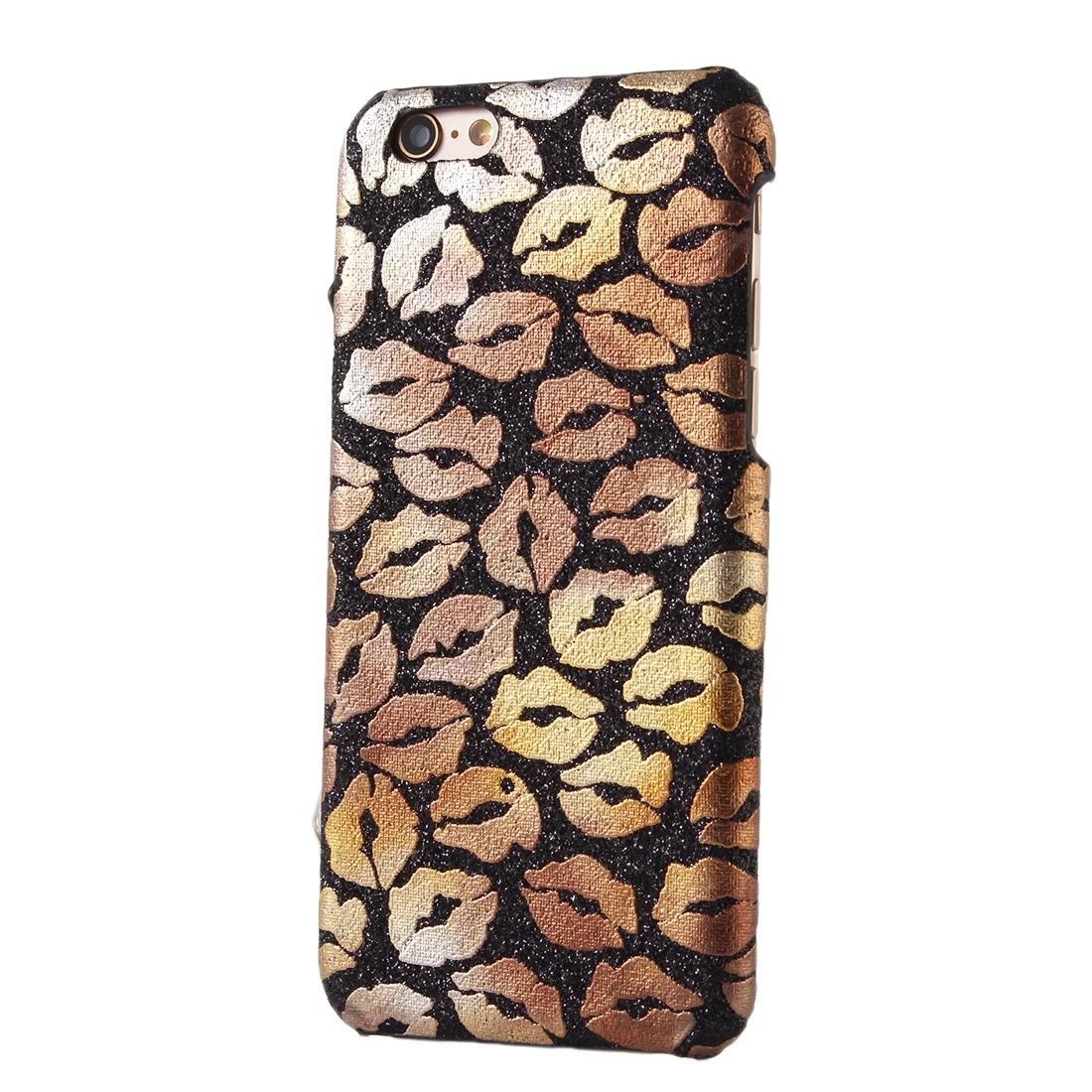 Skal iPhone 6/6S - Guldfärgade pussmunnar