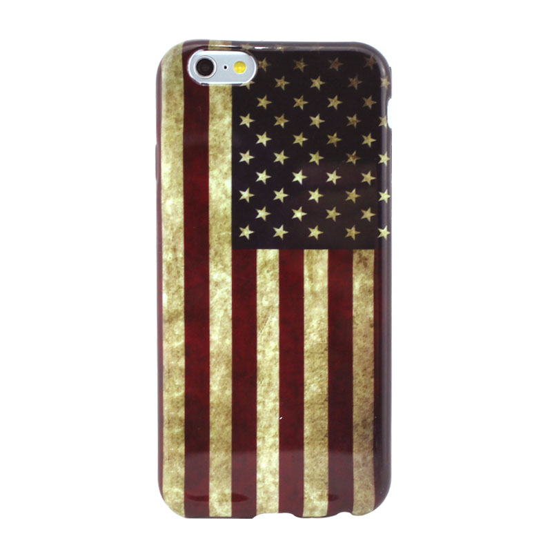 Mjukskal iPhone 6/6S - USA:s flagga