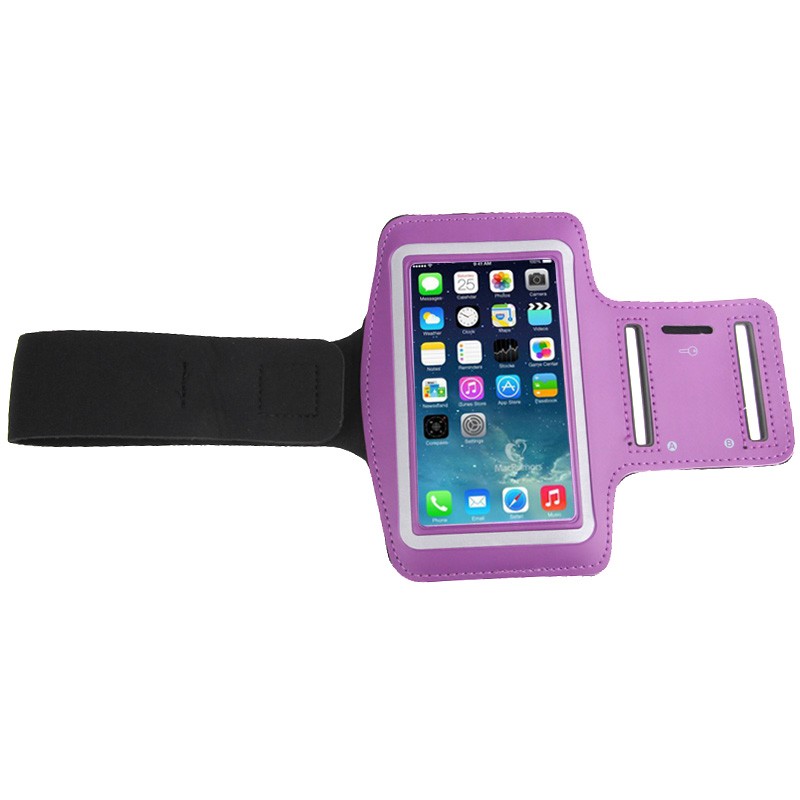 Universalt sportarmband iPhone 6/6S & Samsung S3/S4 - Lila