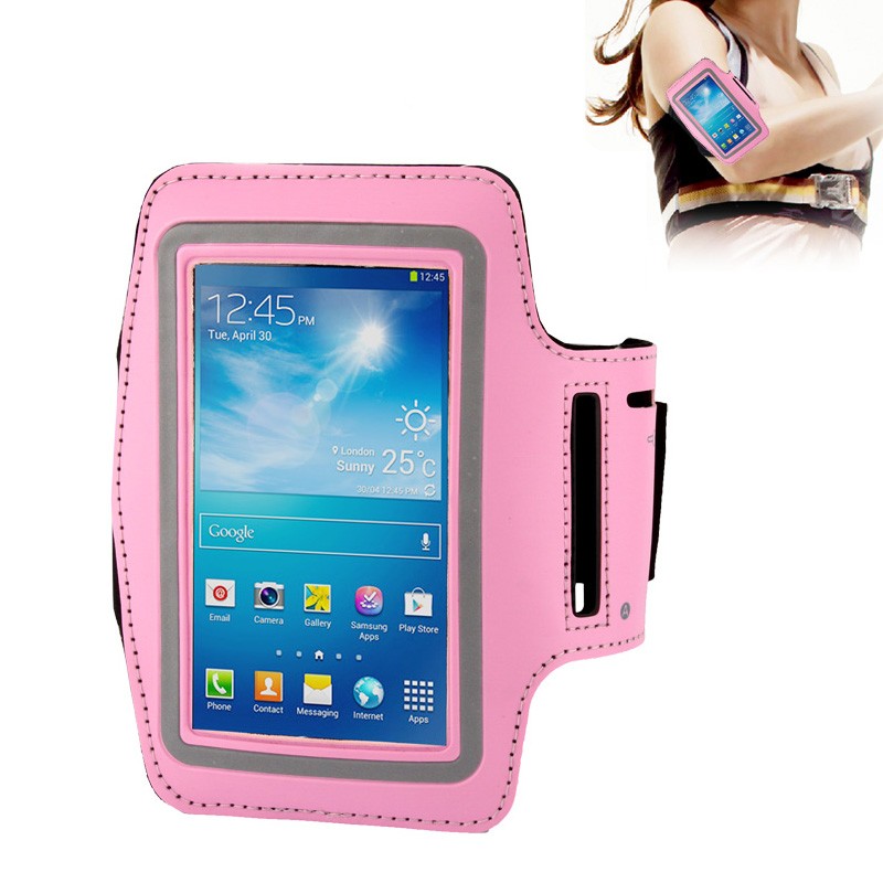 Universalt sportarmband iPhone 6/6S & Samsung S3/S4 - Rosa